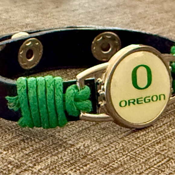 Bracelet, Duck Football Team University Of Oregon, Unisex Bracelet, College - Picture 3 of 16